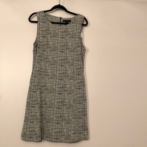 NWOT Tahari Geometric Fit-and-Flare Knitted Dress